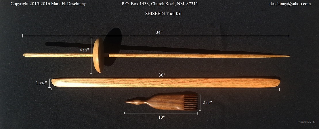 navajo, navaho, dine, dineh, indian, native, indigenous, native american, american indian, weaving, comb, spindle, batten, fork, beater, handmade, red oak, cherry oak, oak, walnut, hardwood, deschinny, deschene, descheenie